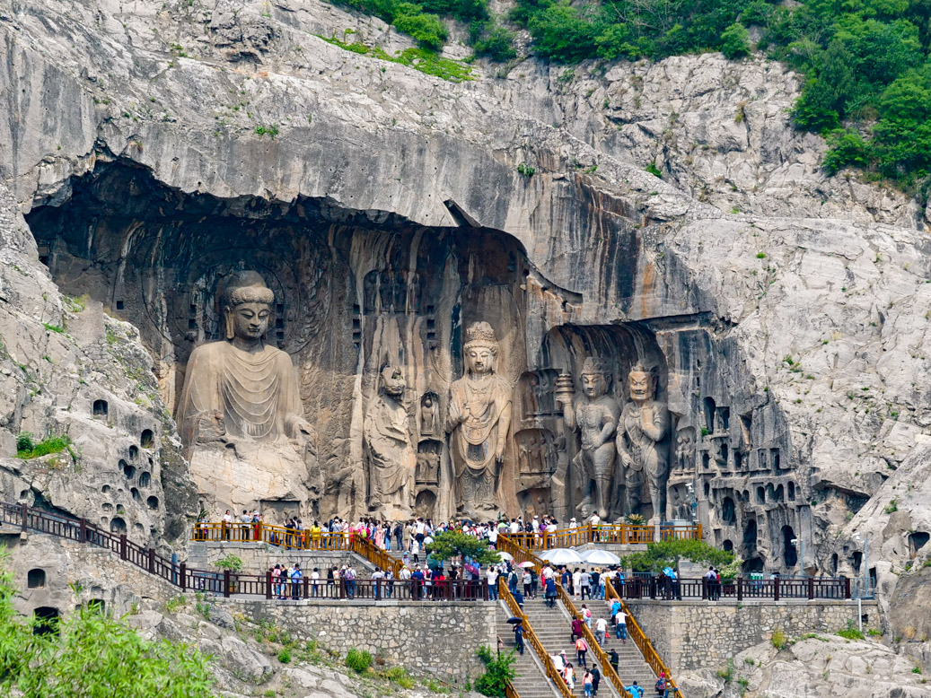 China, CHN, Figur X., Henan Sheng, Longmencun