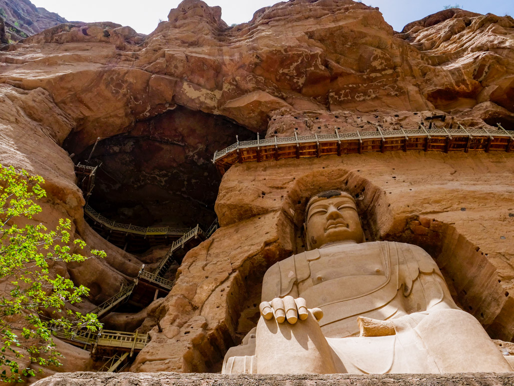 Binglingsi Höhlen, China, CHN, Figur X., Gansu Sheng, Xiaoping