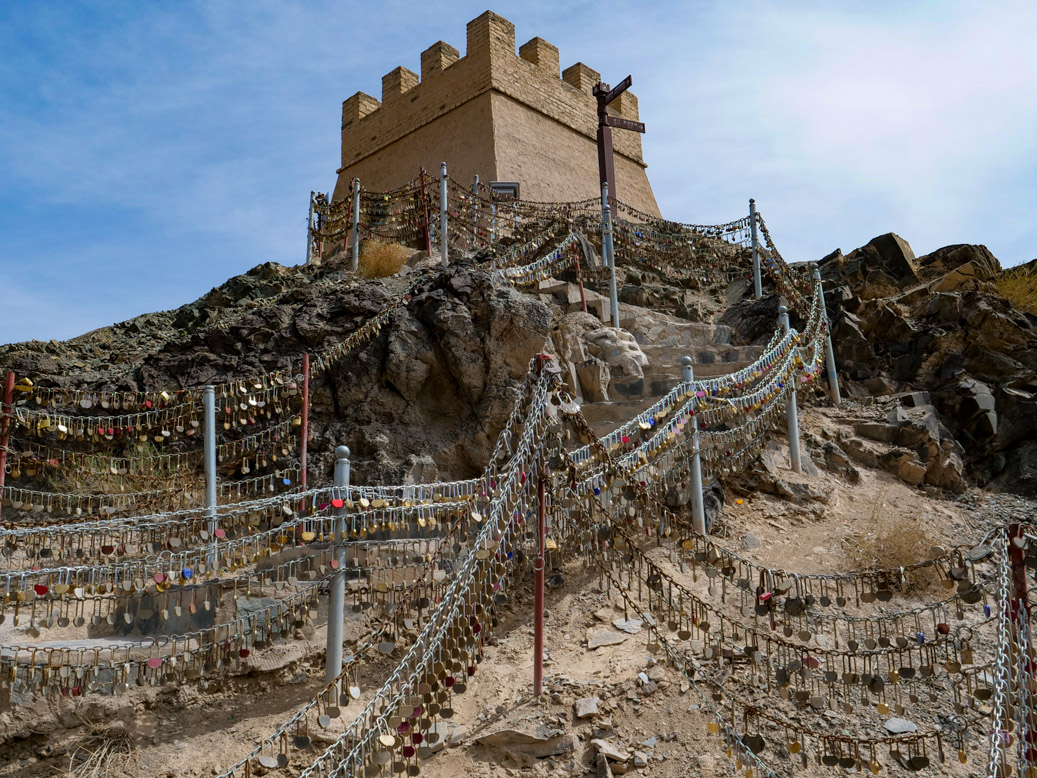 China, CHN, Gansu Sheng, hängende Mauer, Shengli Yidui, The Ove